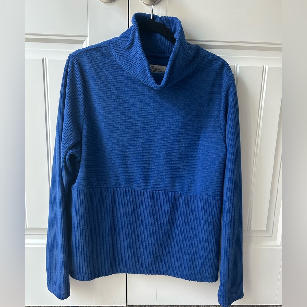 The American Outdoorsman for Women Jewel Blue Mock Neck Sweater